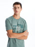 LC Waikiki Crew Neck Short Sleeve Printed Combed Cotton Men's T-shirt